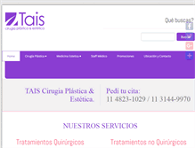 Tablet Screenshot of esteticatais.com.ar